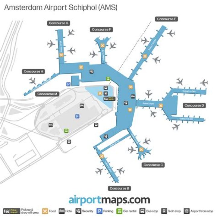 Comprehensive Map of Amsterdam Schiphol Airport: Your Ultimate Travel Guide